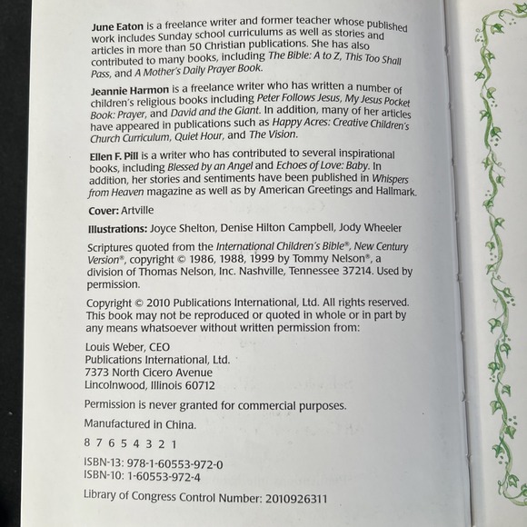 Children's My Little Prayer Book Read-Aloud Stories & Poems Beautiful Pictures - Picture 2 of 16